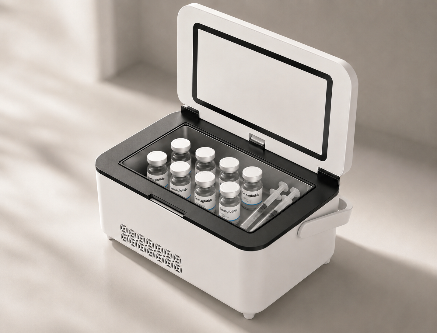 ZKSCool CB04 Peptide & Insulin Mini Fridge — 793 ml, widest chamber